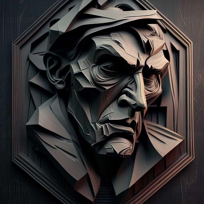 3D model Dishonored game (STL)